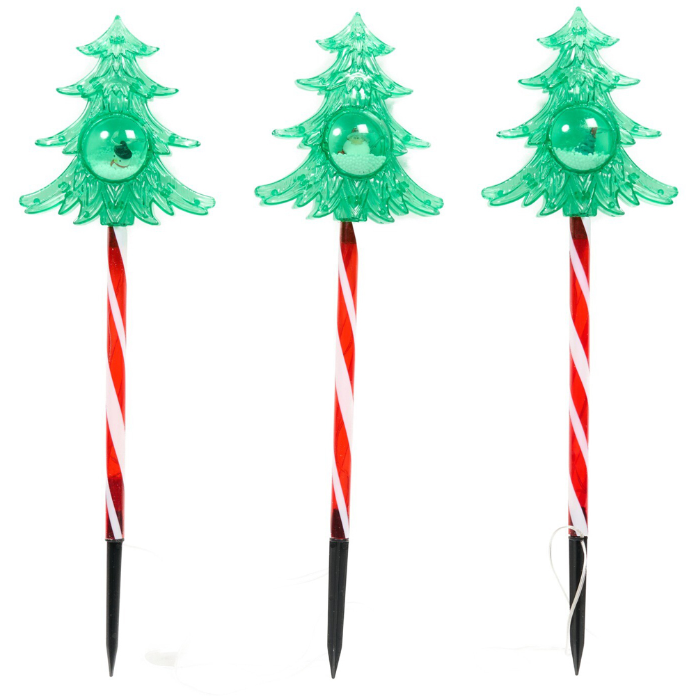 Set of 3 Multicolour Stake Lights Image 8
