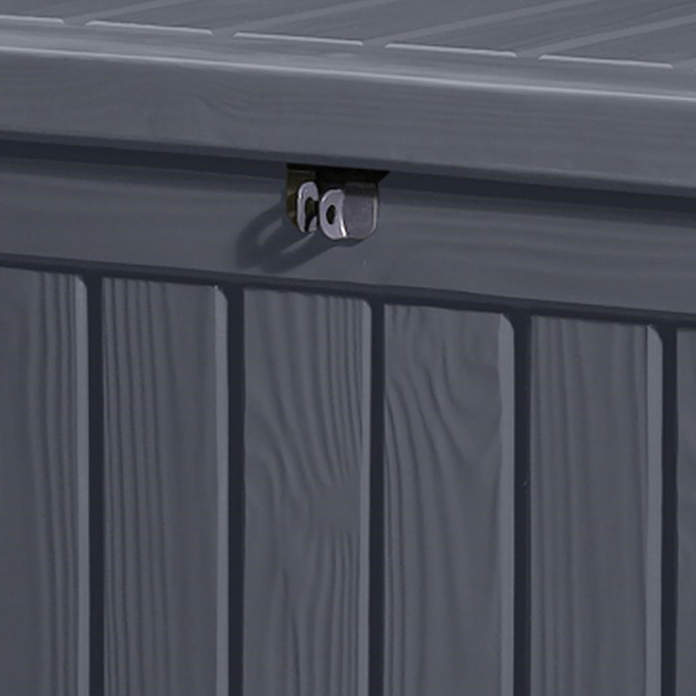 Keter Rockwood Grey Wood Effect Outdoor Storage Box 570L Image 4