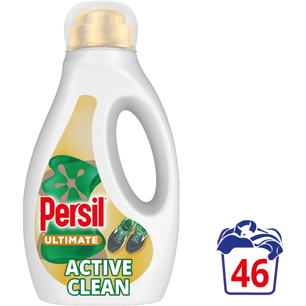 Persil Ultimate Active Clean Liquid Detergent 46 Washes 1.242L 6 Pack Image 4