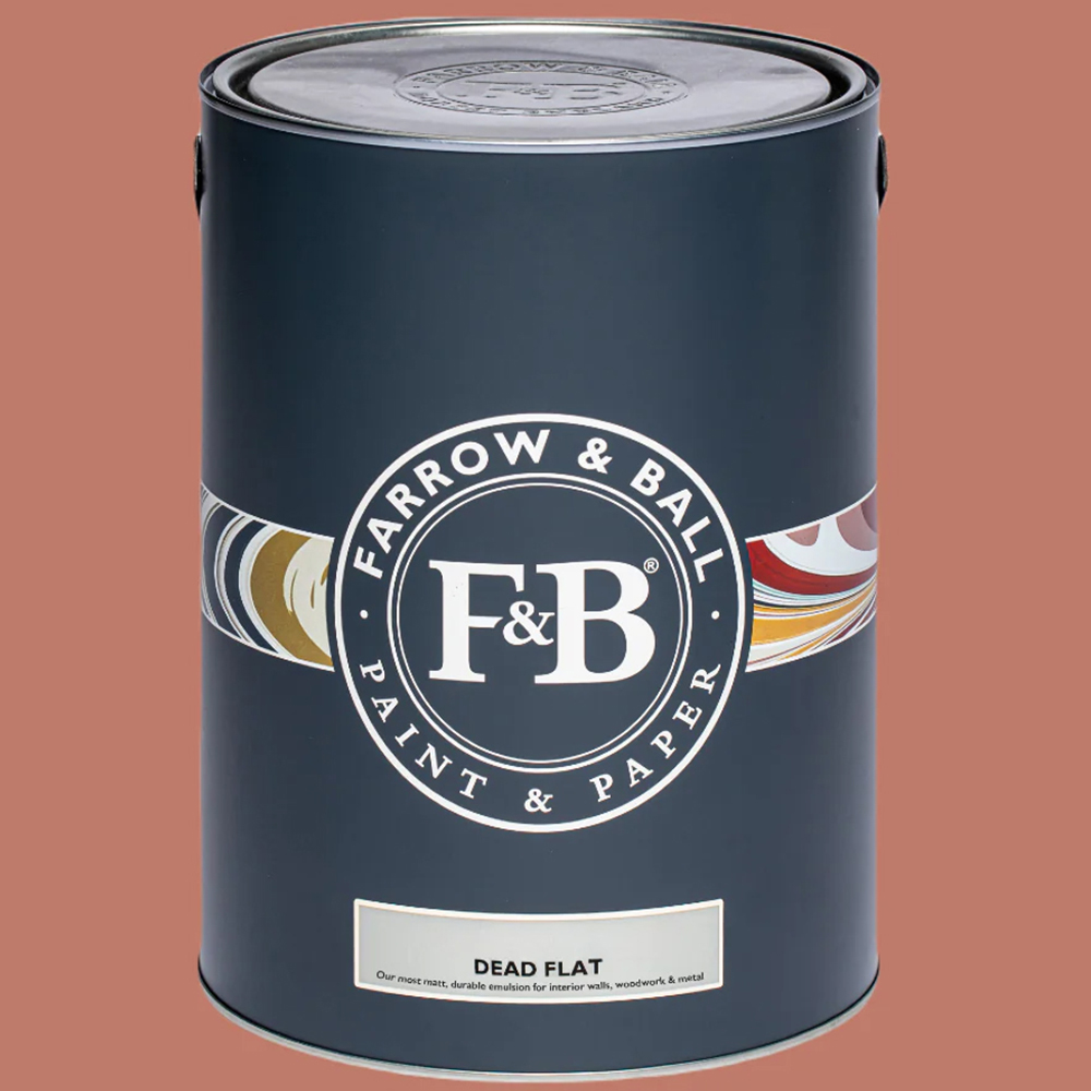 Farrow & Ball Dead Flat Red Earth Matt Paint 5L Image 2