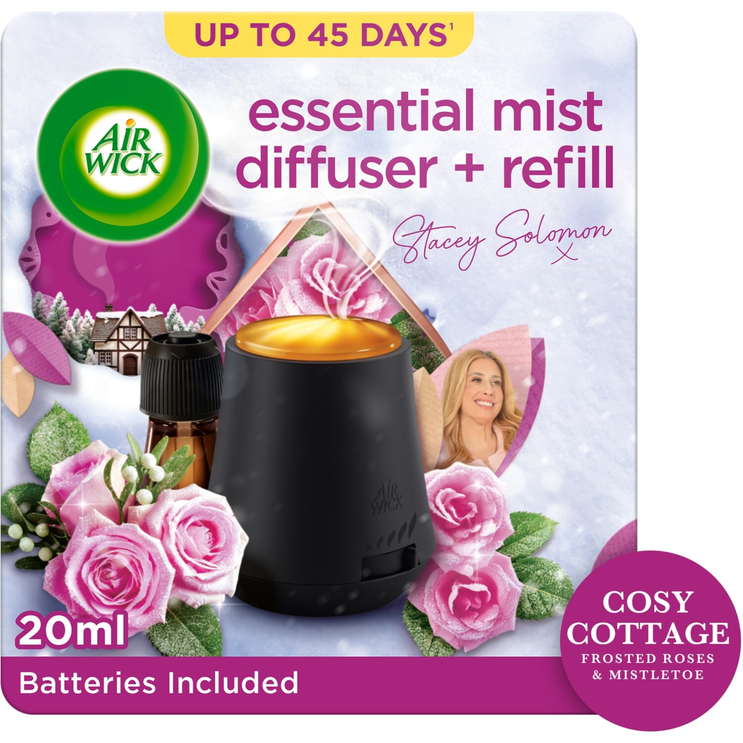 Air Wick Essential Mist Kit Cosy Cottage Image 2