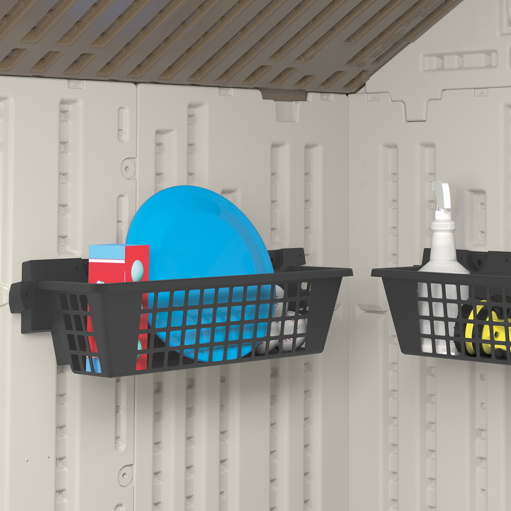 Suncast 2 Piece Basket Storage Set Image 7