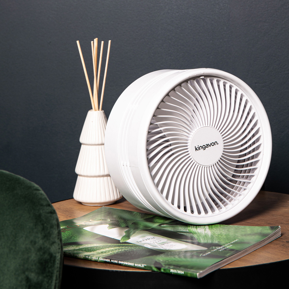 Samuel Alexander White Telescopic Cooling Fan 39 inch Image 5