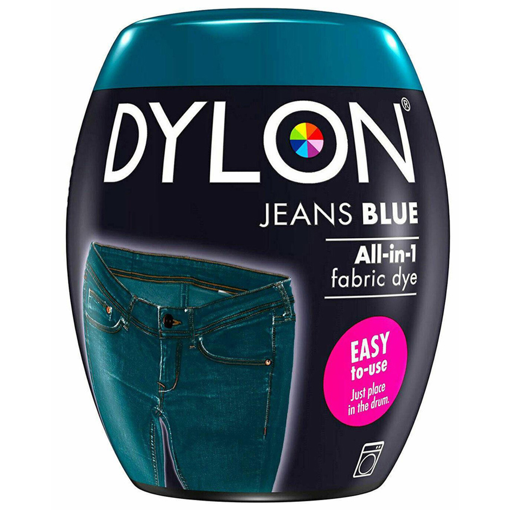 Dylon Jeans Blue Washing Machine Fabric Dye Pod 350g 3 Pack Image 2