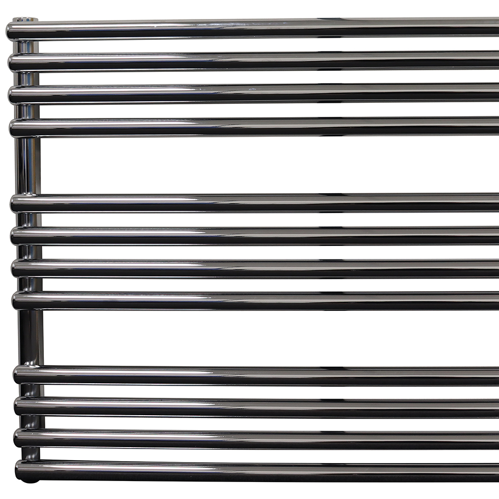 Towelrads Oxfordshire 1463 BTU Horizontal Chrome Designer Towel Radiator 600 x 1000mm 672W Image 2
