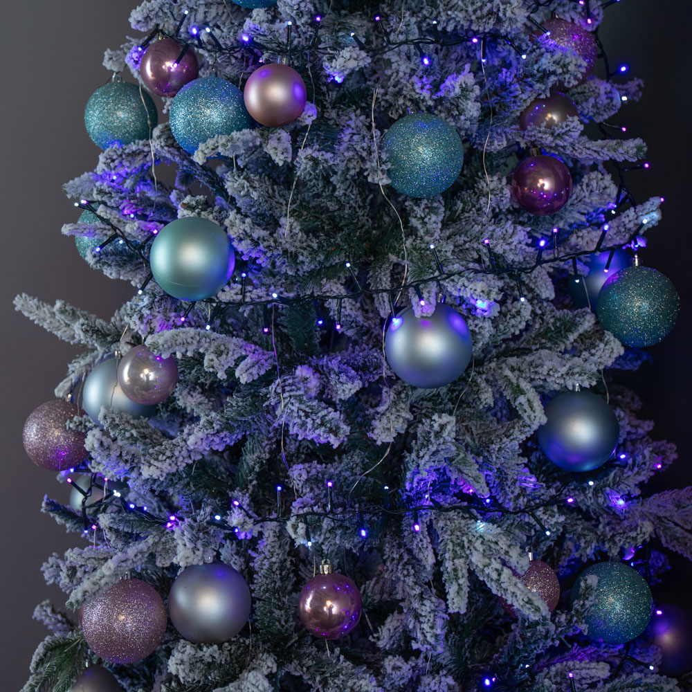Samuel Alexander TreeBrights 500 Blue Purple and White LED Multi-Function Green String Light 13m Image 8