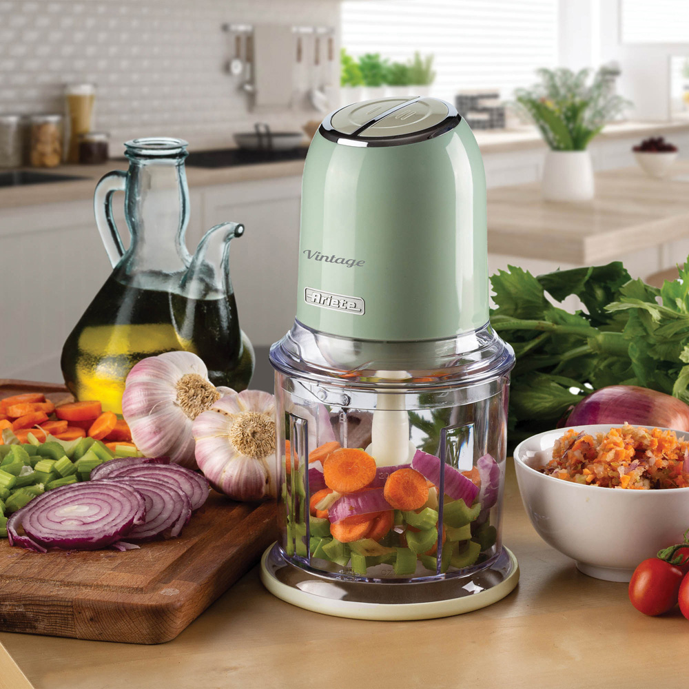 Ariete 00C043804ARSA Green Vintage 400W Mini Chopper Image 7