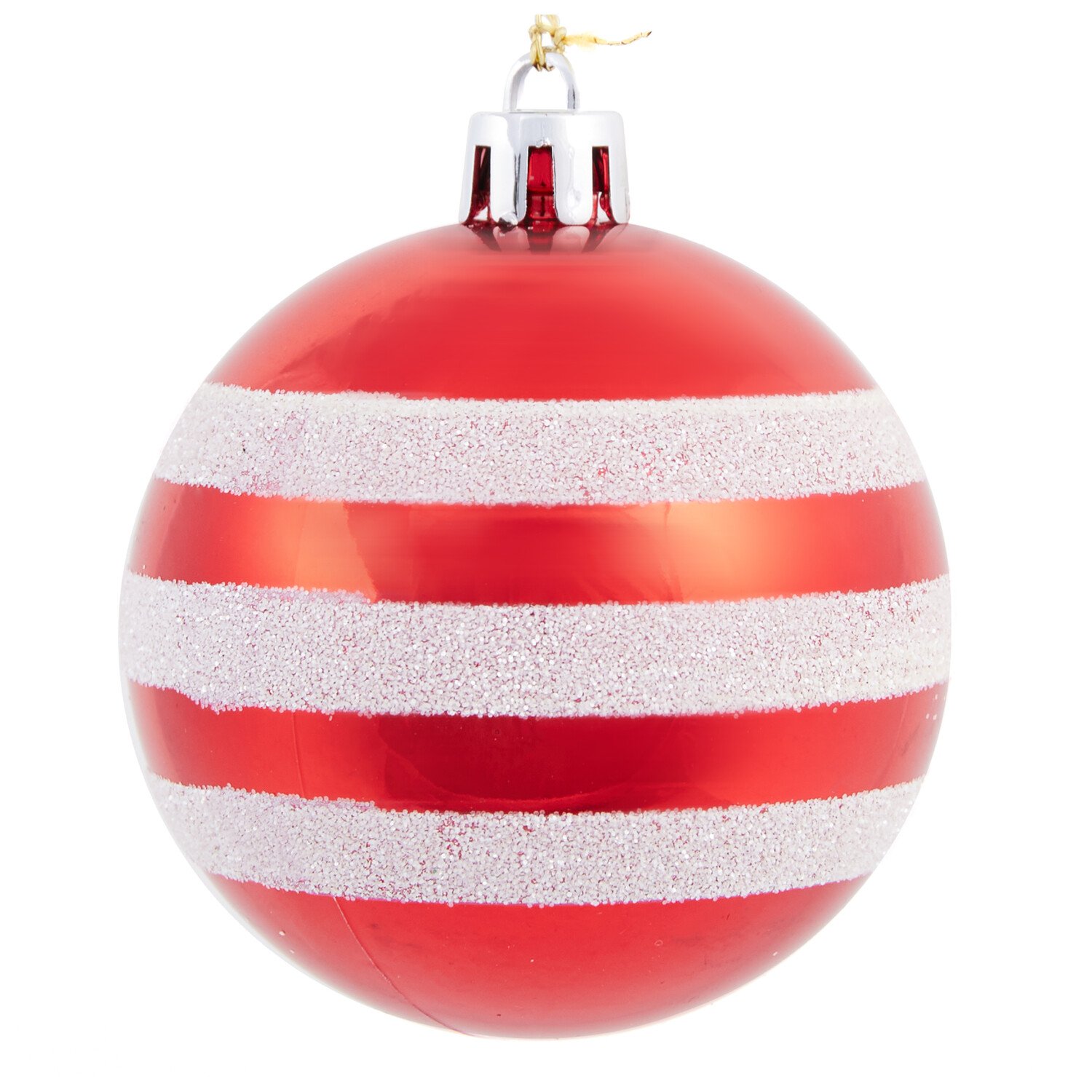 Pack of 100 Candy Cane Lane Baubles Red Image 16