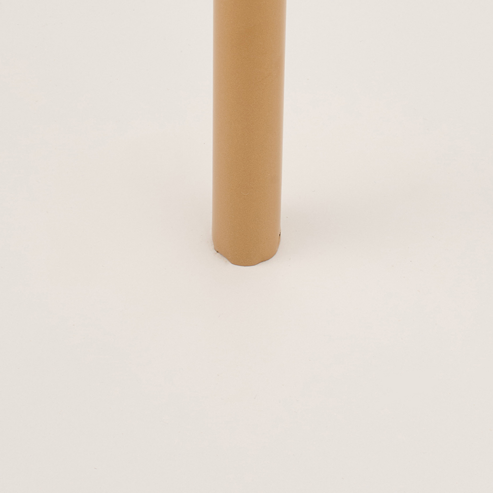 Living and Home Gold Minimalist Coat Stand with 8 Hooks and Marble Base Image 6