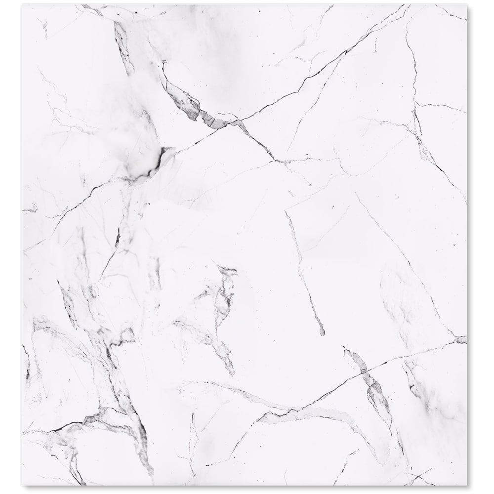 Warren Reed Designer White Marble Effect Kitchen Splashback 65 x 60cm Image 2