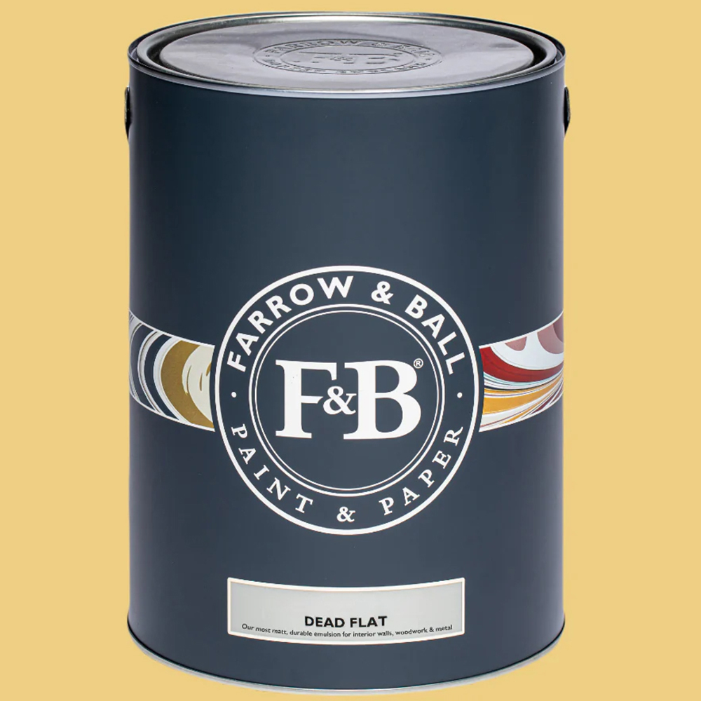 Farrow & Ball Dead Flat Citron Matt Paint 5L Image 2
