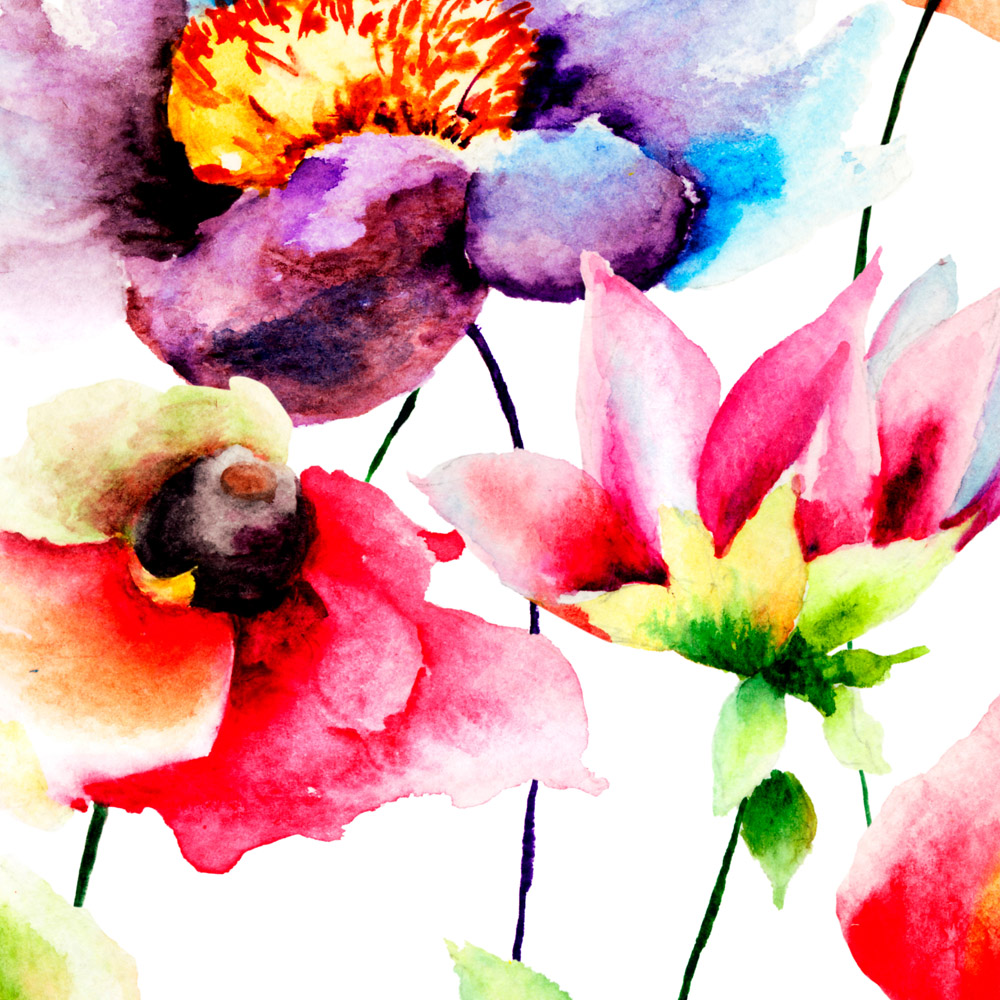 Origin Murals Botanical Fleur Floral Blooms Wall Mural Image 2