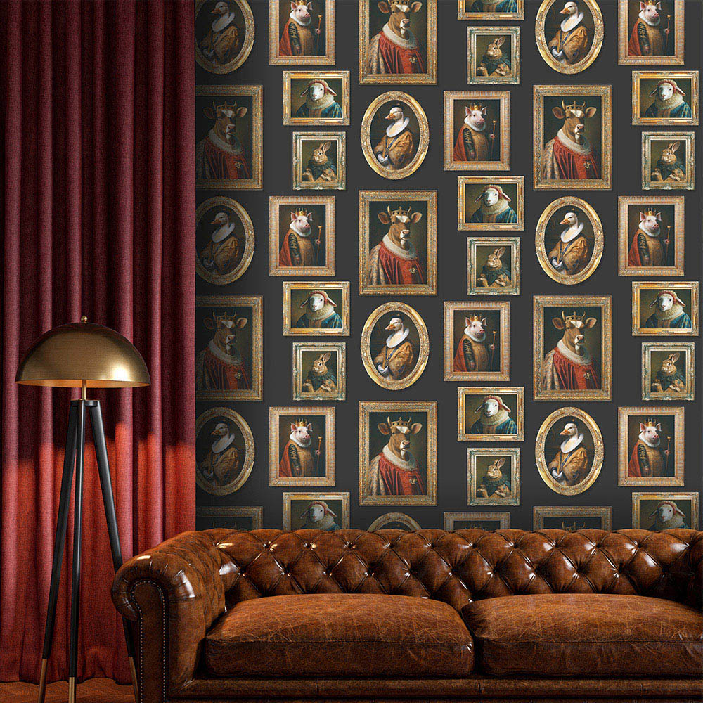 Muriva Regal Animals Wallpaper Image 5