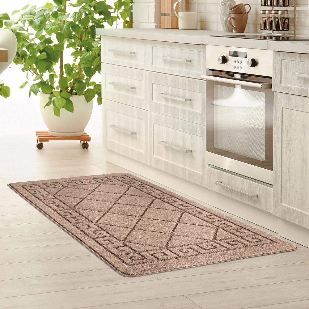 Smart Living Tribela Beige Gel Back Non-Slip Door Mat 50 x 80cm Image 3