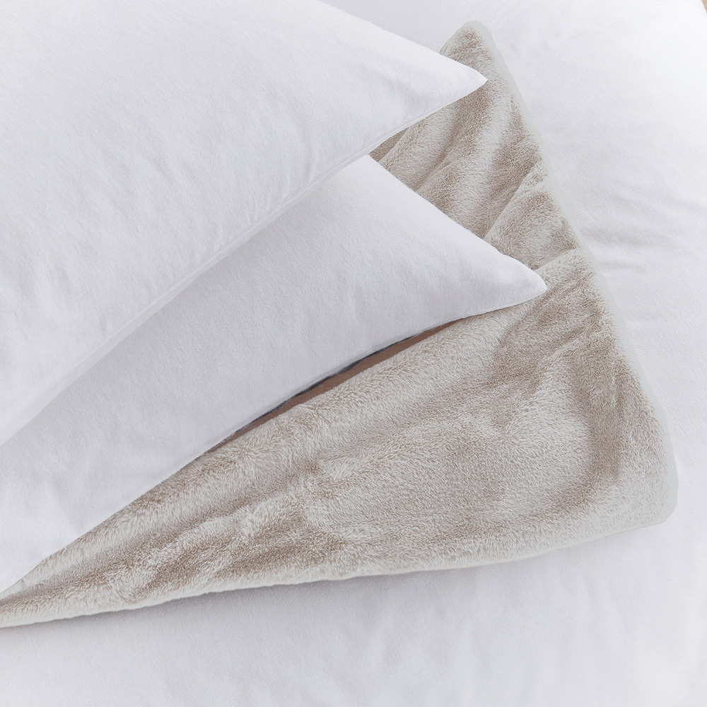 Helena Springfield Double White Brushed Cotton Duvet Set Image 4