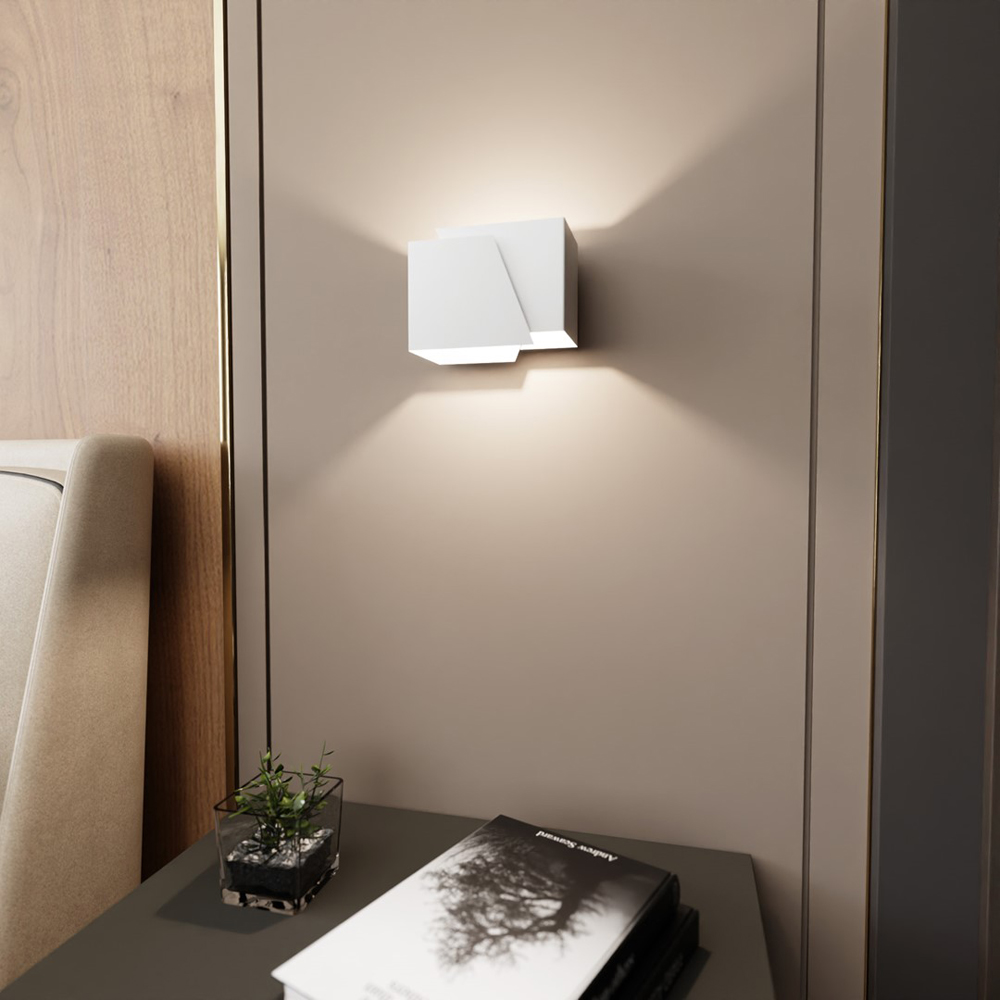 Emibig Frost White G9 Wall Light Image 2