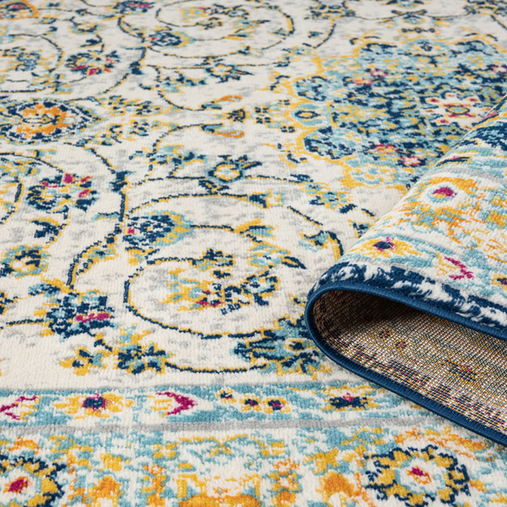 Desire Rugs San Marino Multicolour Medallion Floral Rug 160 x 230cm Image 4