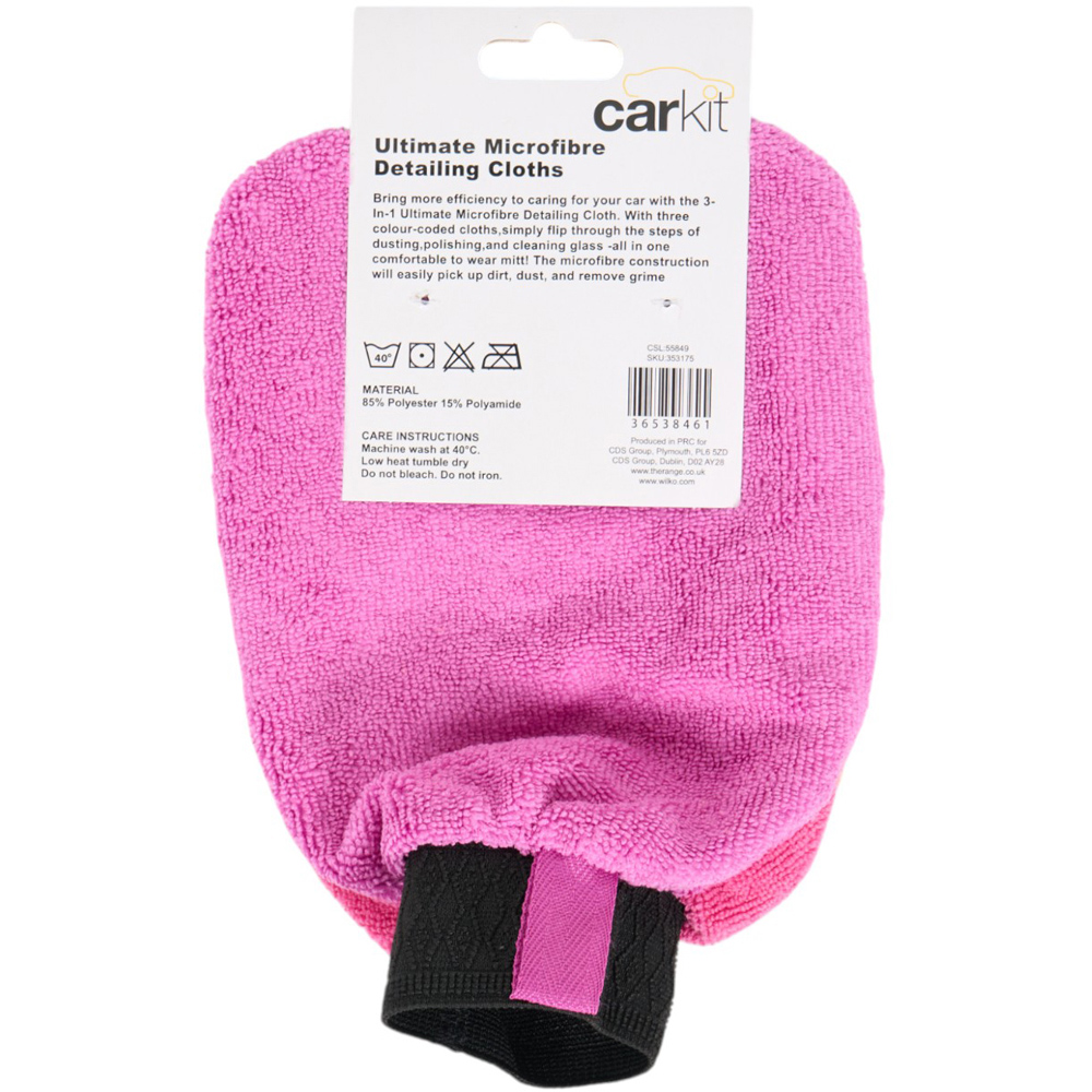 3-In-1 Ultimate Microfibre Detailing Cloth Image 2