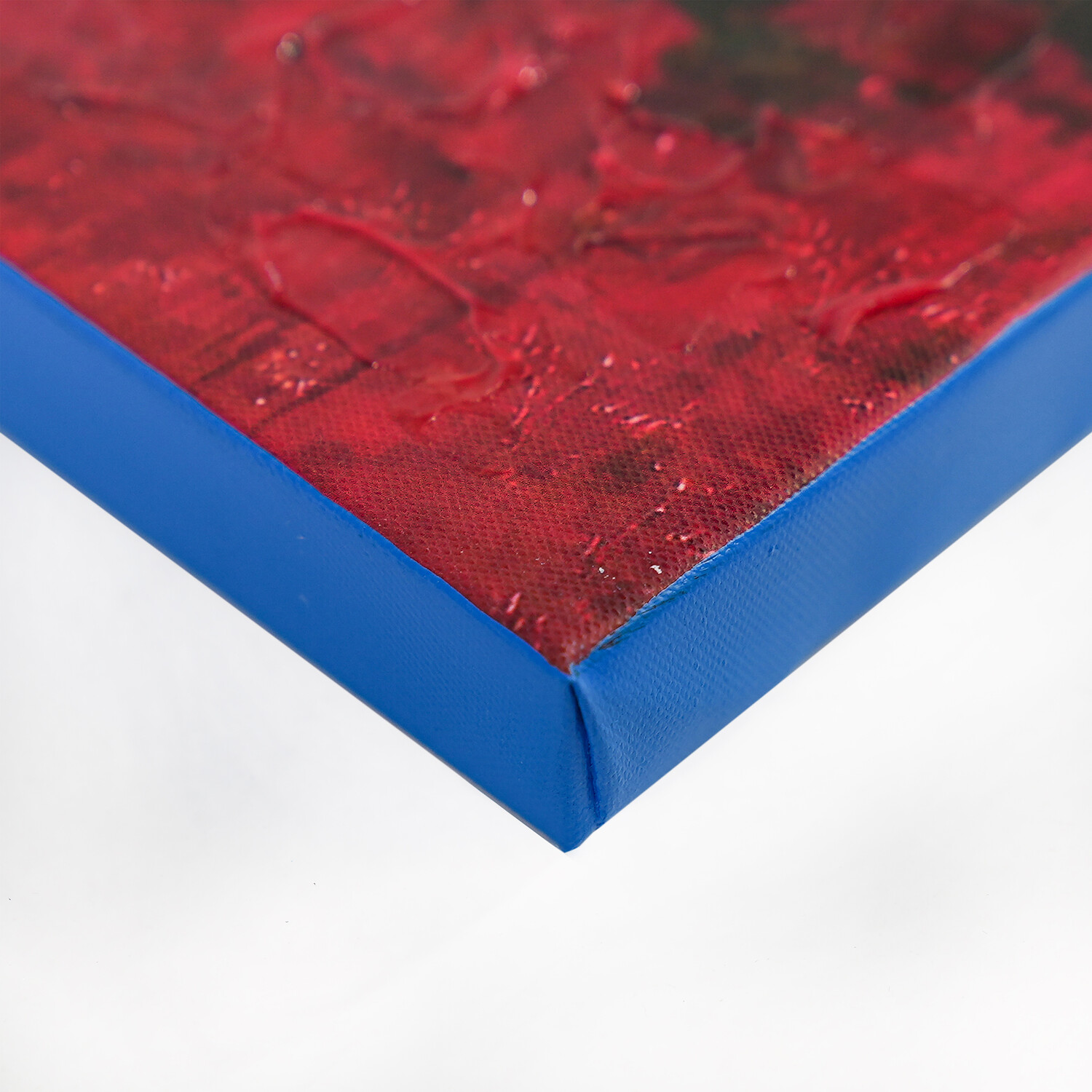 Not My Circus Vintage Hand Painted Canvas Red Image 9