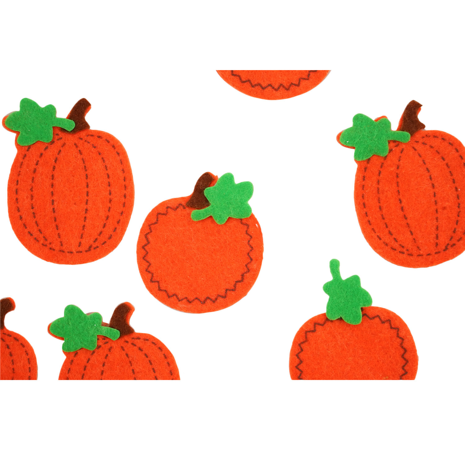 The Fall Collection Pumpkin Felt Stickers Image 2