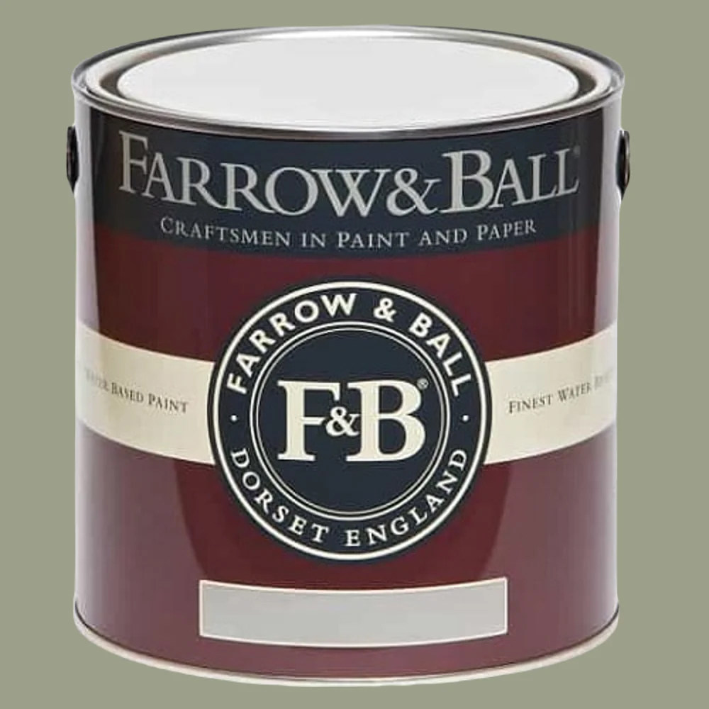 Farrow & Ball Modern Eggshell Lichen Satin Paint 2.5L Image 2