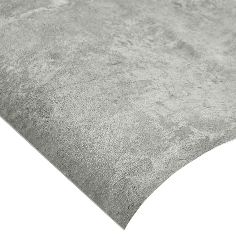 Living and Home PVC Industrial Cement Grey Wallpaper Image 8