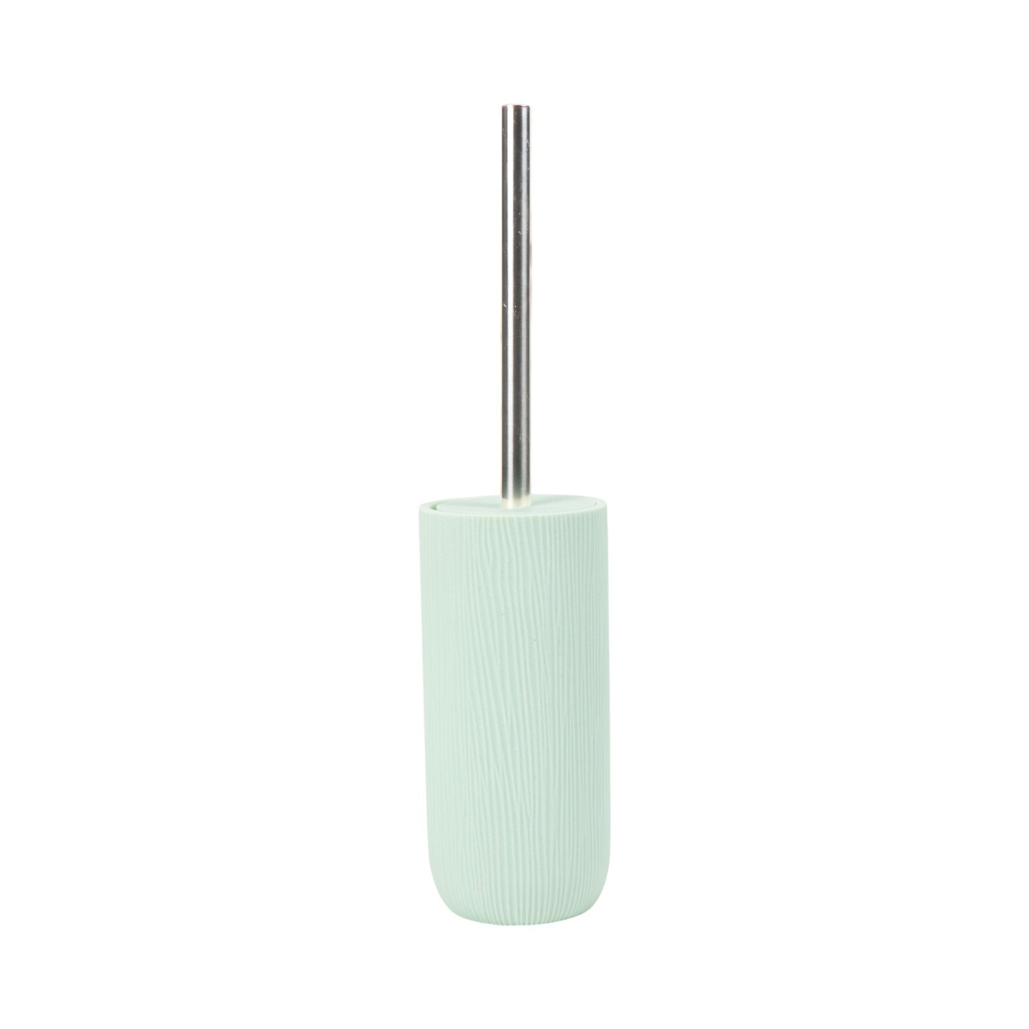 Ribbed Wave Toilet Brush Holder Sage Green Image 3
