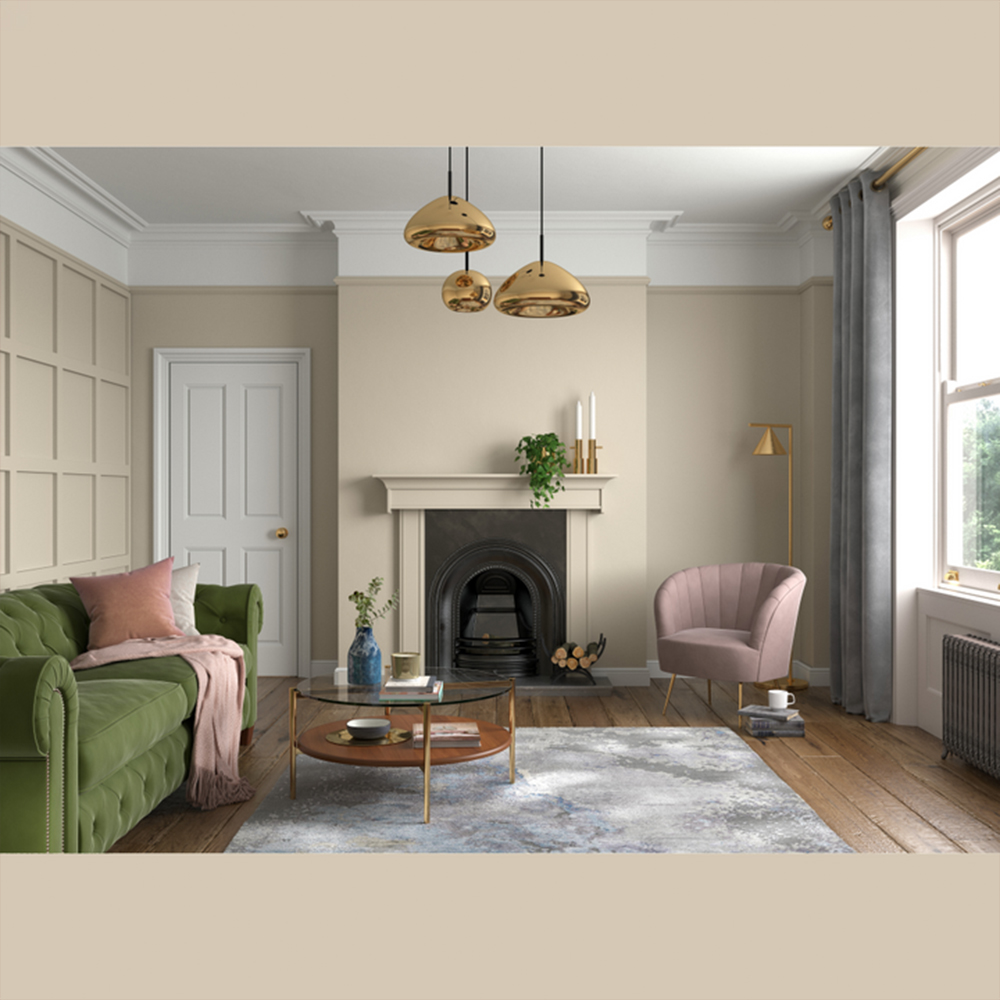 Dulux Heritage Walls and Ceilings Raw Cashmere Velvet Matt Emulsion Paint 5L Image 4
