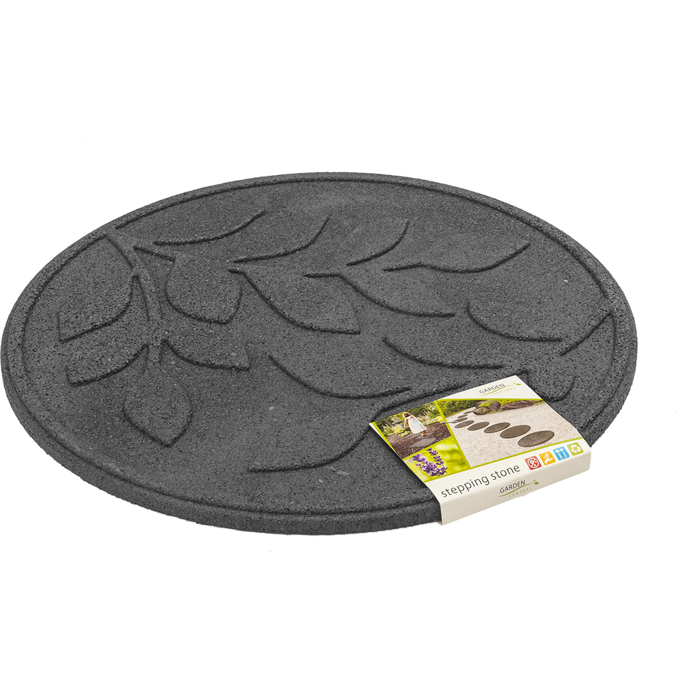 Nicoman Grey Leaves Reversible Garden Stepping Stone 46cm 4 Pack Image 5