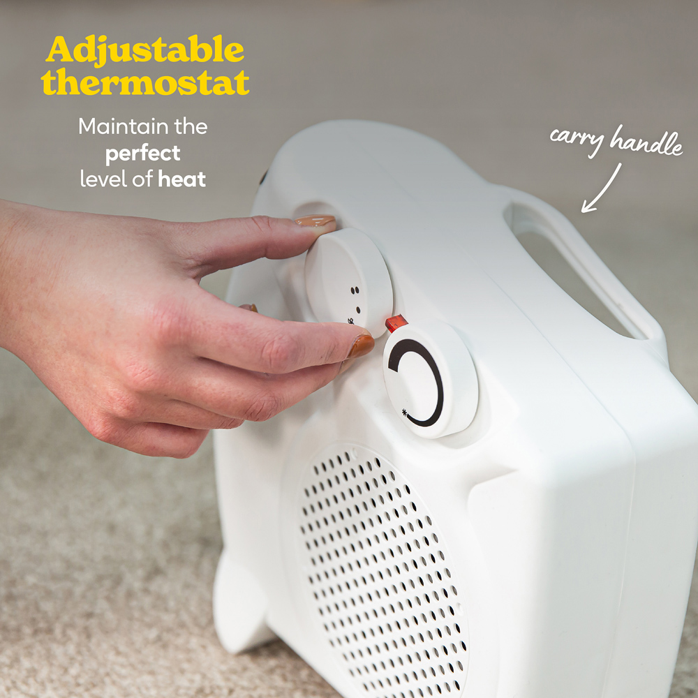 Russell Hobbs RHFH1005W White Fan Heater 2000W Image 6