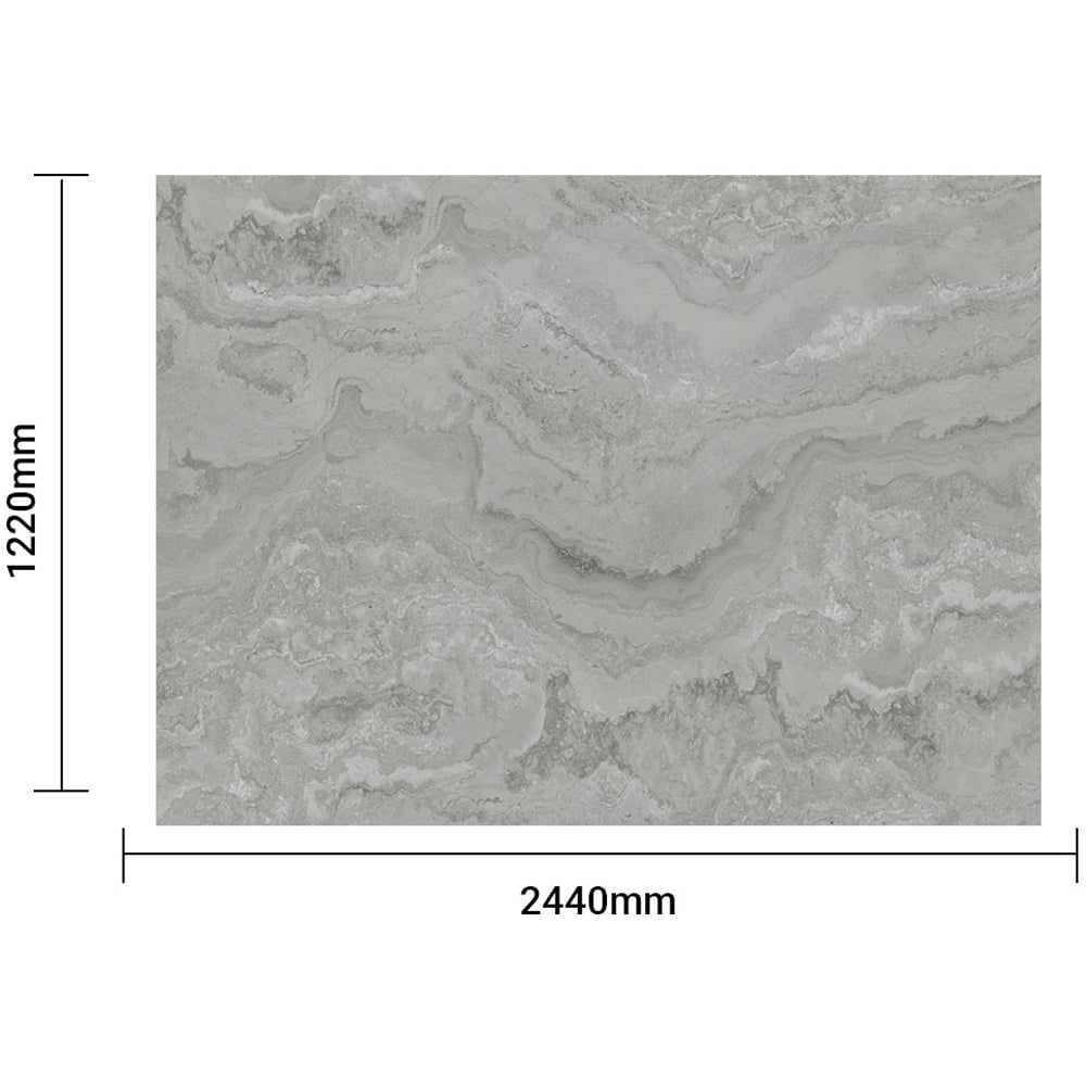 Britwall Grey Marble SPC Wall Panel 1220 x 2440 x 4mm Image 5