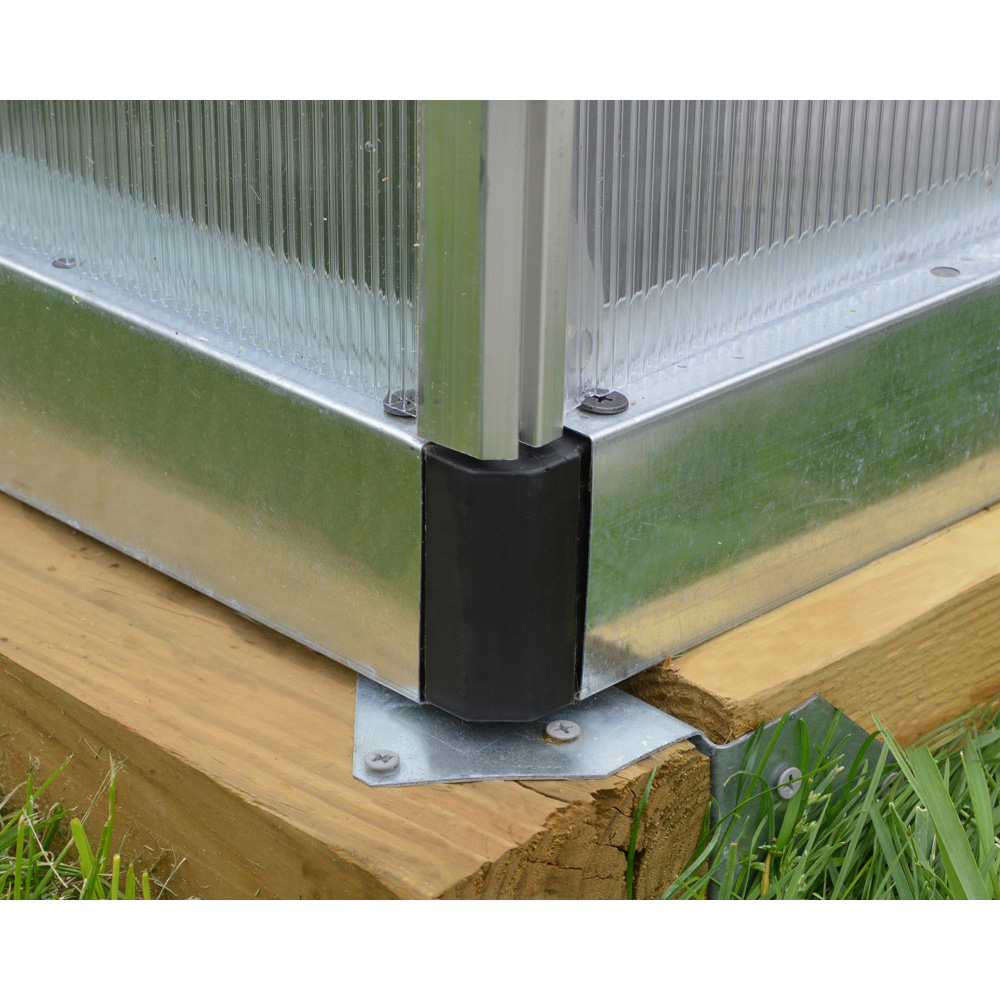 Palram Canopia Bella Silver Polycarbonate 8 x 32ft Greenhouse Image 3
