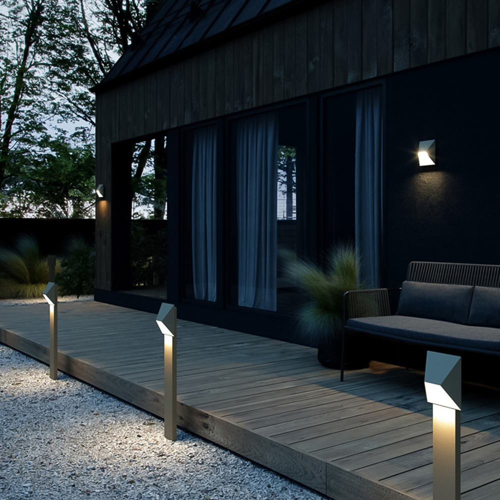 Nordlux Pontio 15 Sand Outdoor Wall Light Image 2