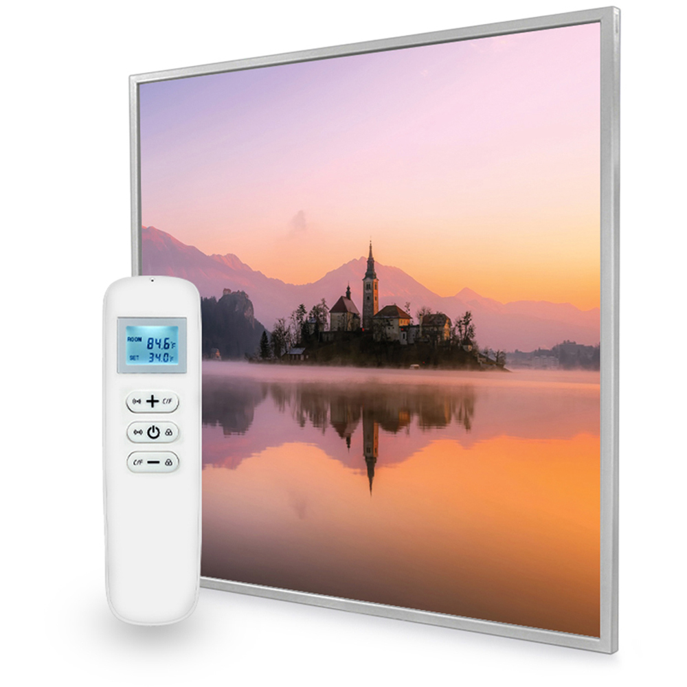 Mirrorstone Nexus Dreamy Lake Image Wi-Fi Infrared Heating Panel 350W 595 x 595mm Image 2