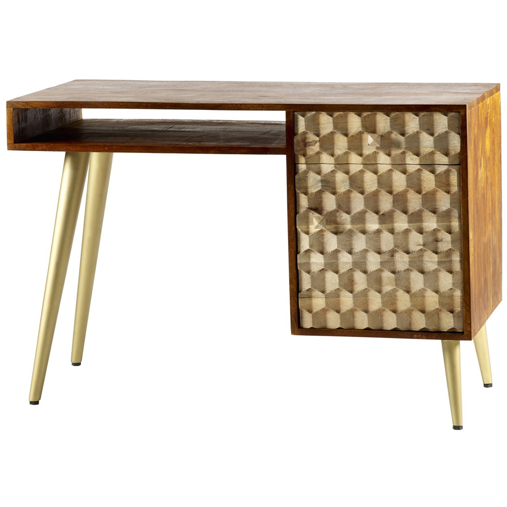 Brooklyn Cotati Single Door Single Drawer Single Shelf Desk Image 2