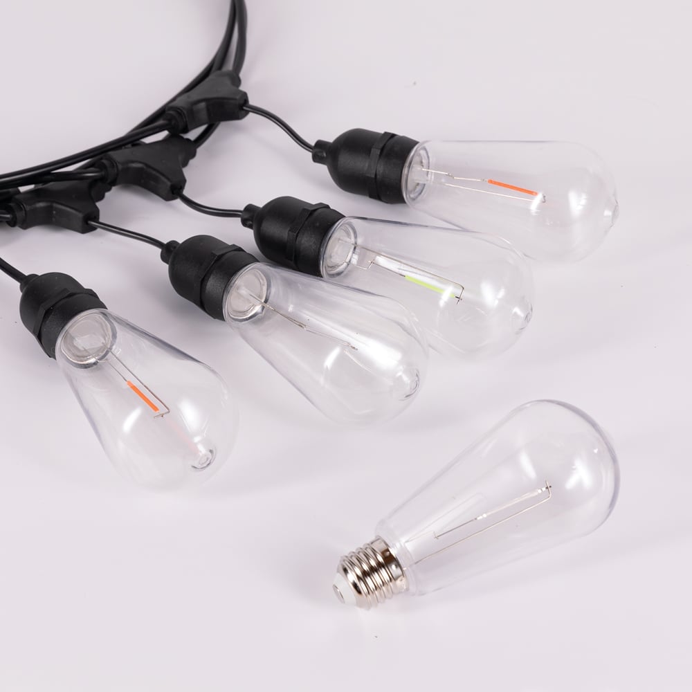TCP ST64 E27 RGB Colour Changing LED Festoon Lights 10m Image 4