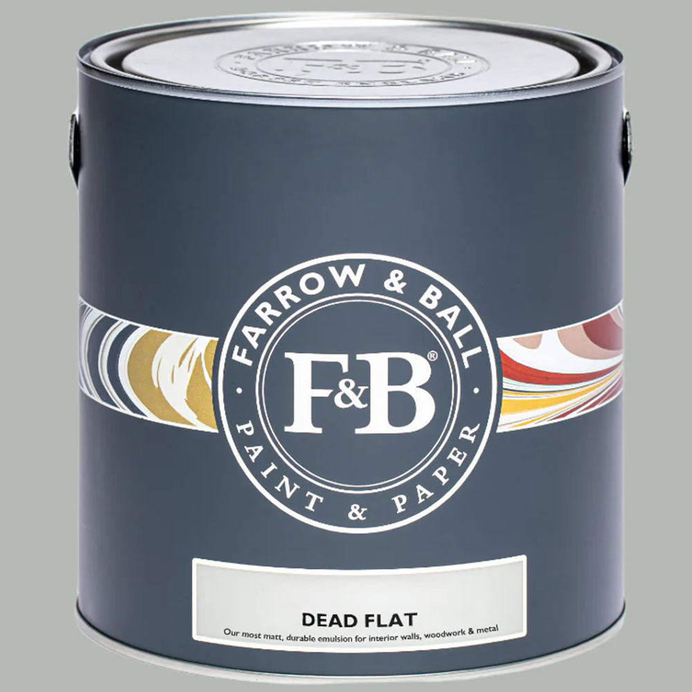 Farrow & Ball Dead Flat Light Blue Matt Paint 2.5L Image 2