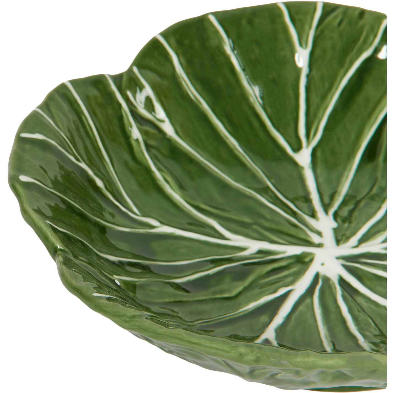 Cabbage Leaf Bowl - Green Image 3