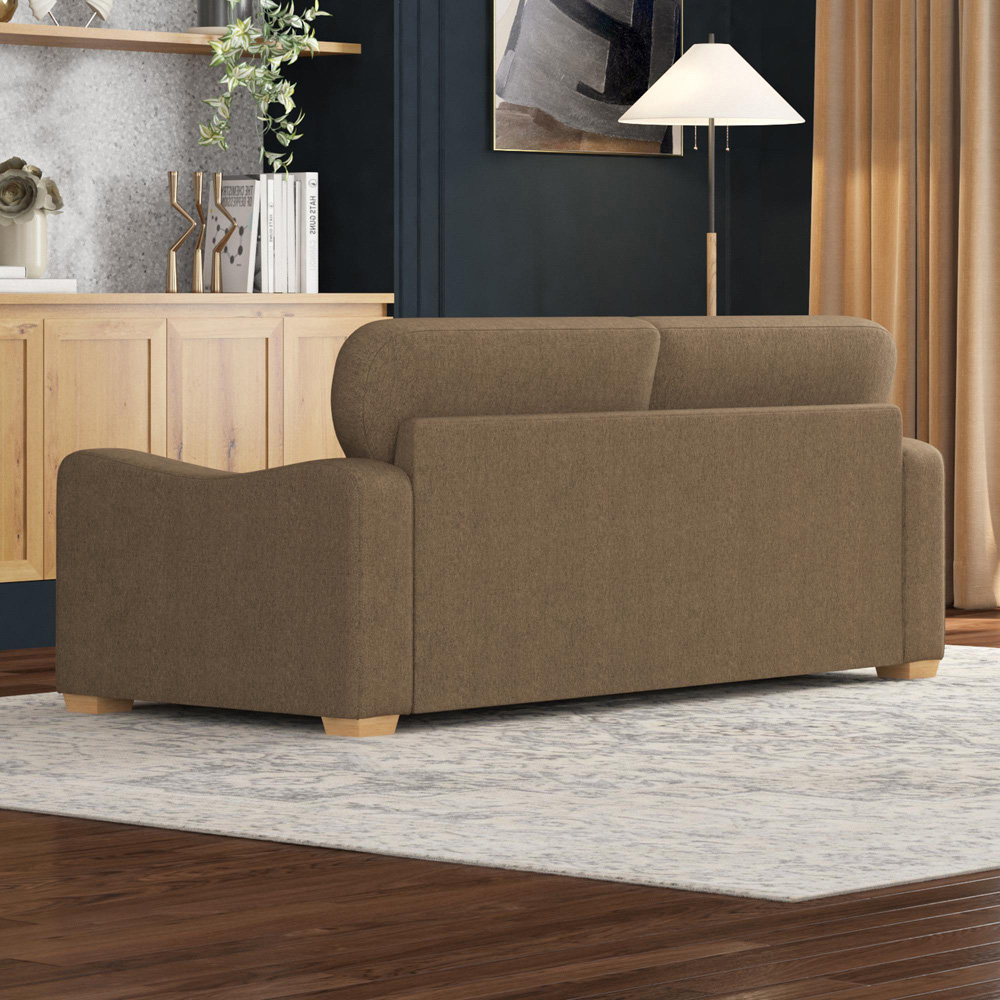 Theadford 3 Seater Venice Nutmeg Fixed Back Sofa Image 5