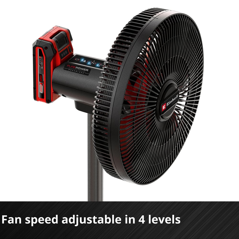 Einhell GE-CF Oscillating Cordless Tower Fan with Sturdy Base Bare Unit Image 3