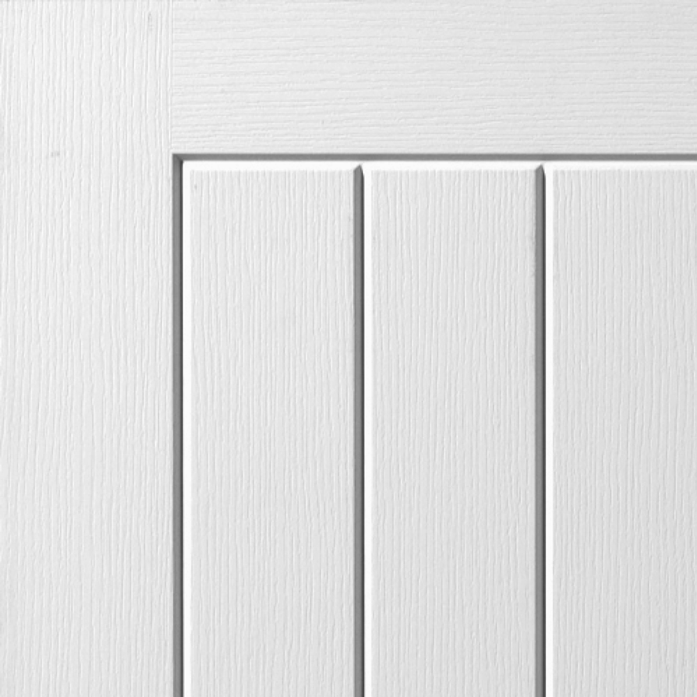 JB Kind Cottage 5 White Moulded Internal Door 1981 x 762mm Image 3
