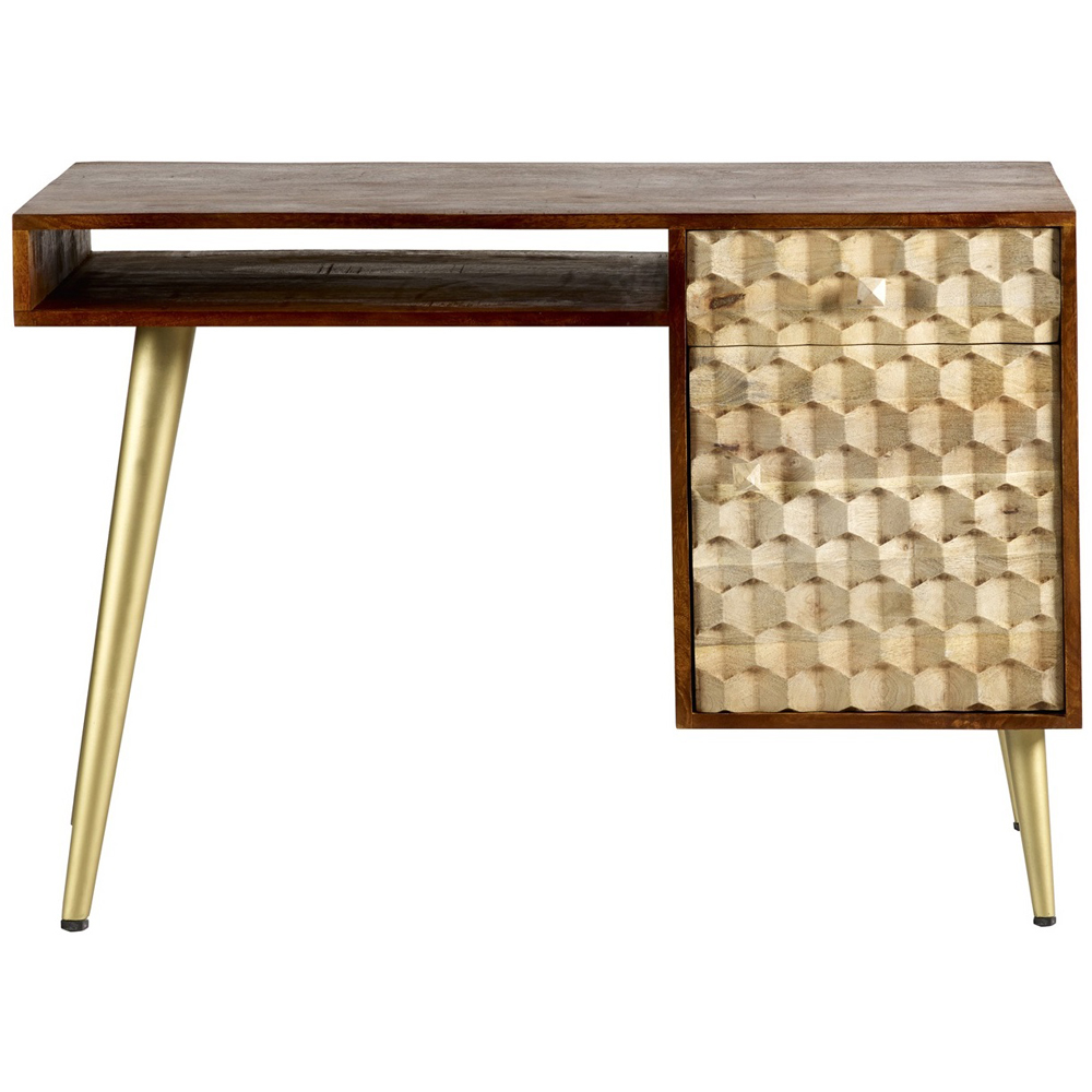 Brooklyn Cotati Single Door Single Drawer Single Shelf Desk Image 3