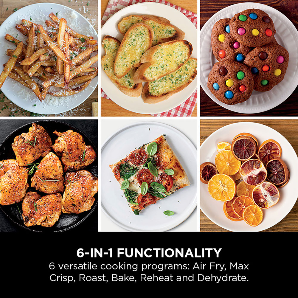Ninja SL300UK Black Double Stack 7.6L Air Fryer Image 6
