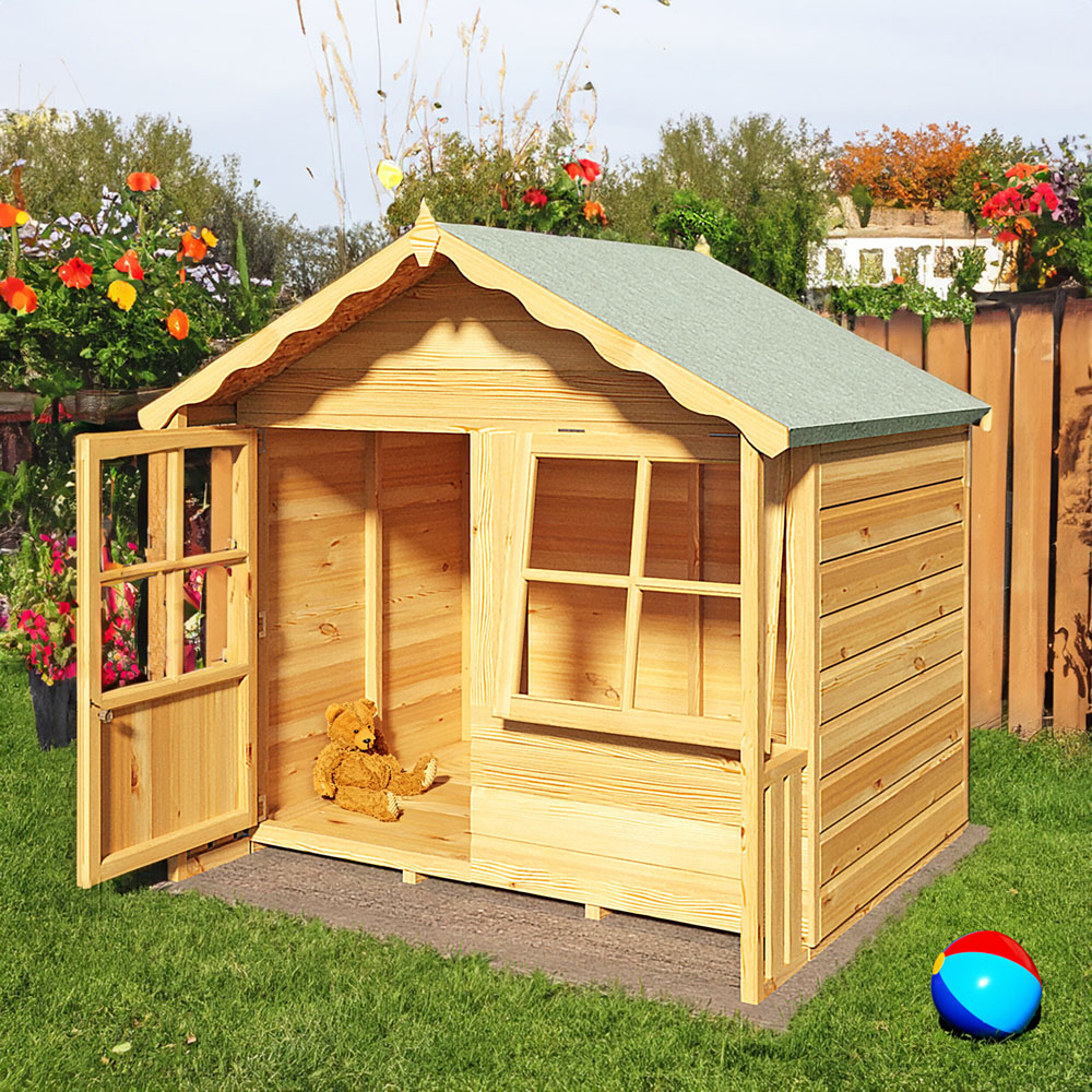Shire 5 x 4ft Kitty Playhouse Shed Image 5