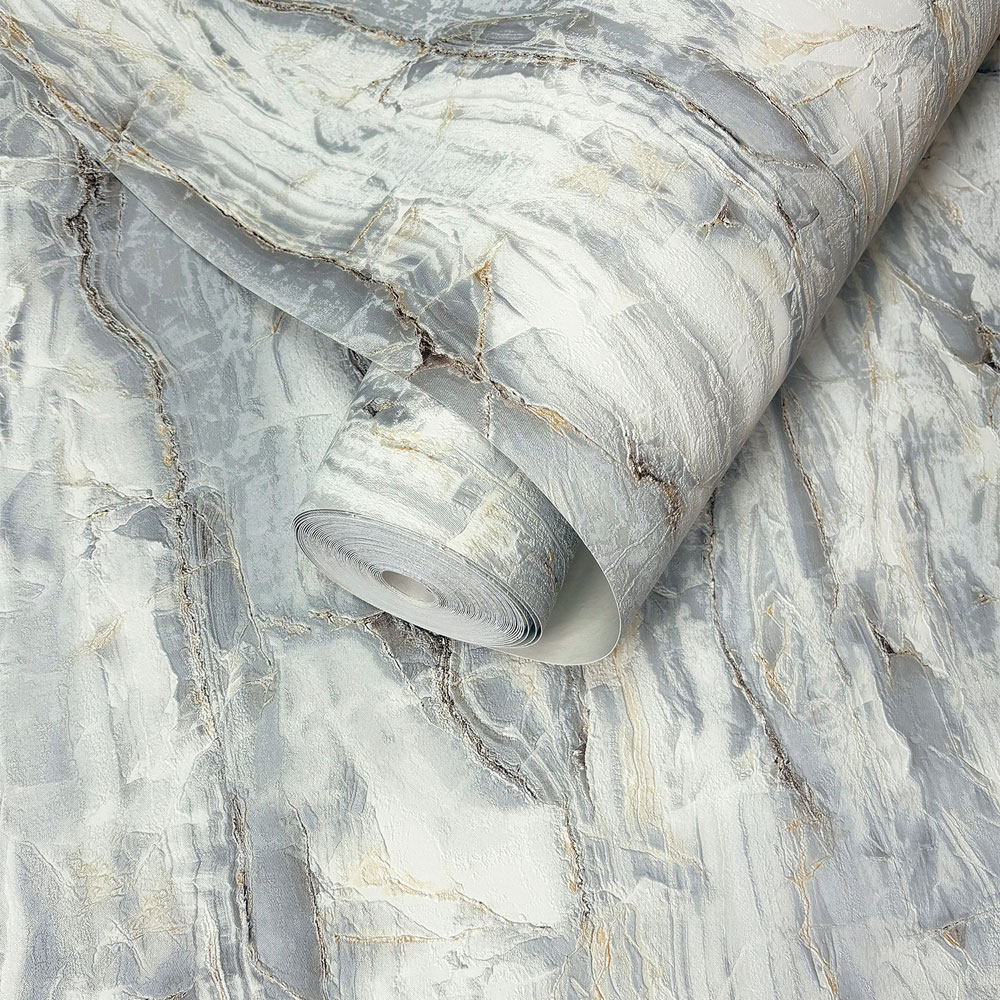 Rasch Wallpaper Chiara Powder Blue Wallpaper Image 2