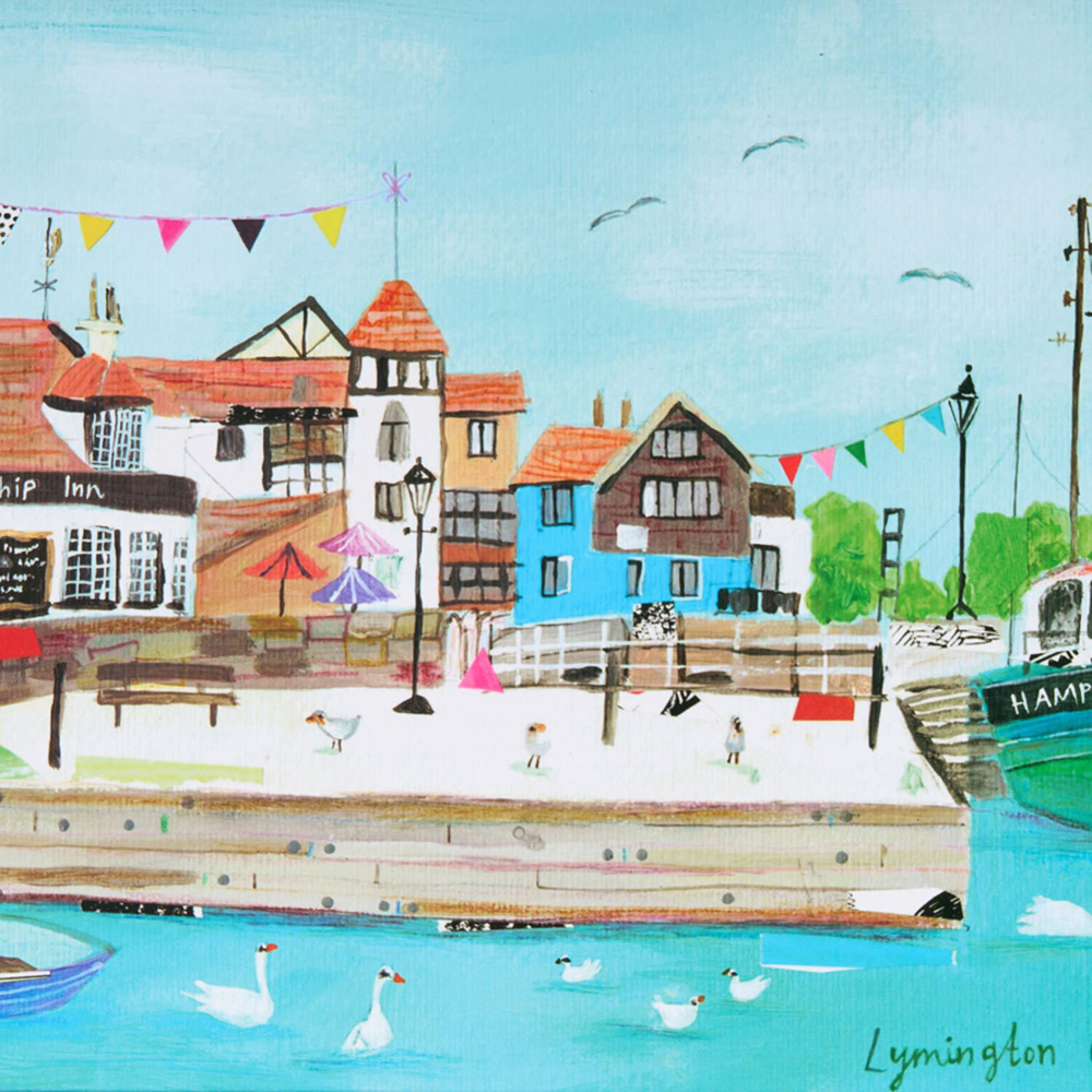 Lymington Quay Lap Tray Image 3