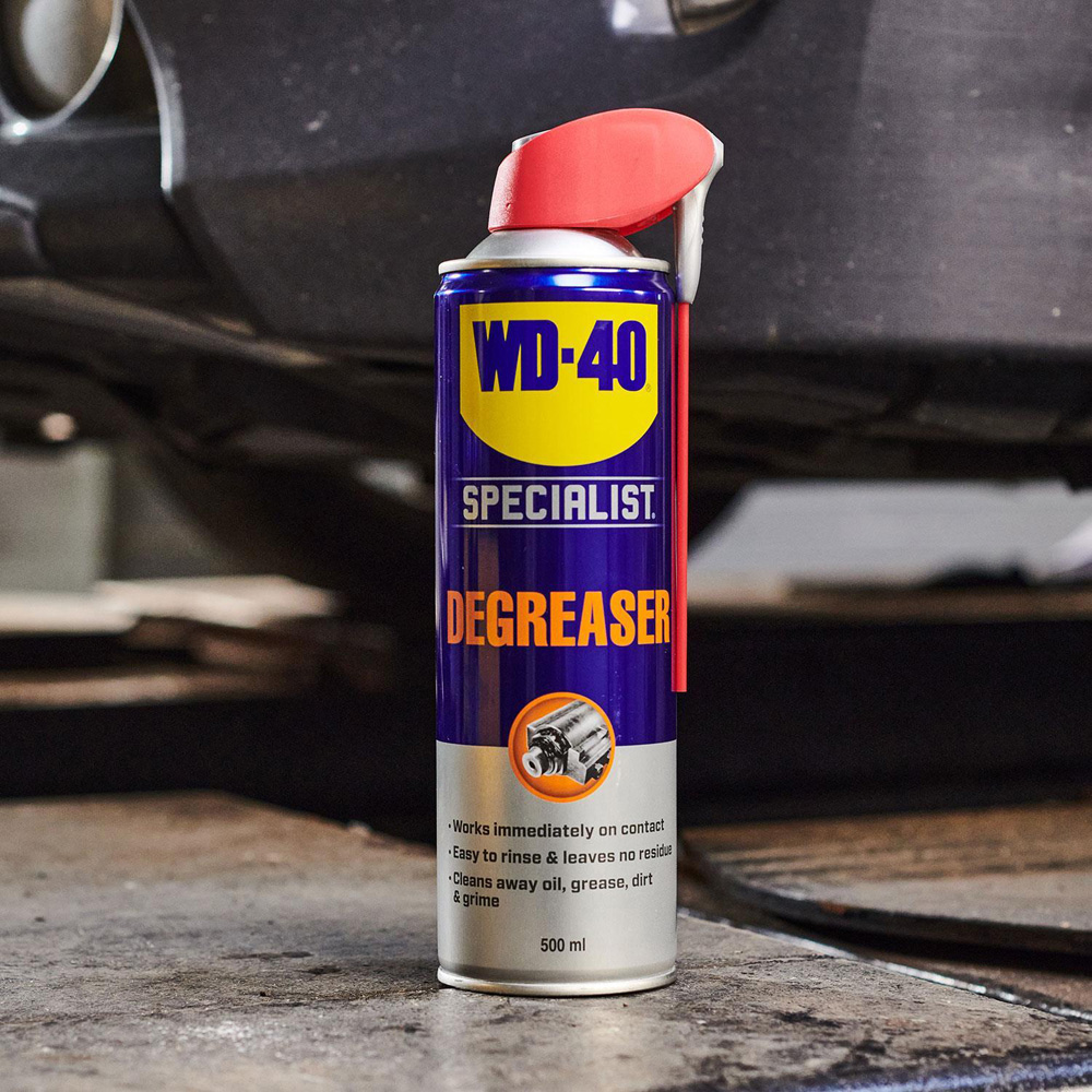 WD-40 Specialist Professional Strength Heavy Duty Degreaser Spray 500ml Image 2