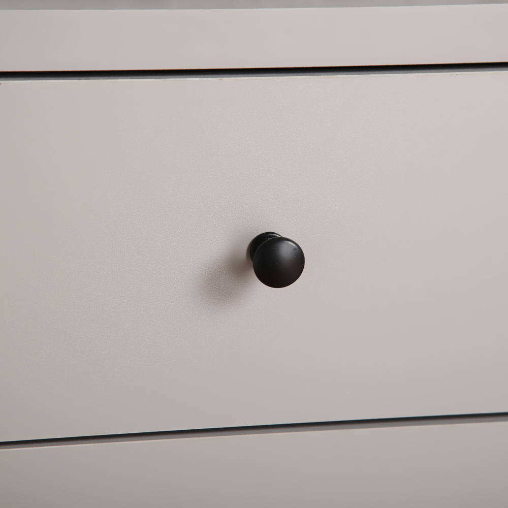 Wiltshire 2 Drawer Grey Bedside Table Image 5