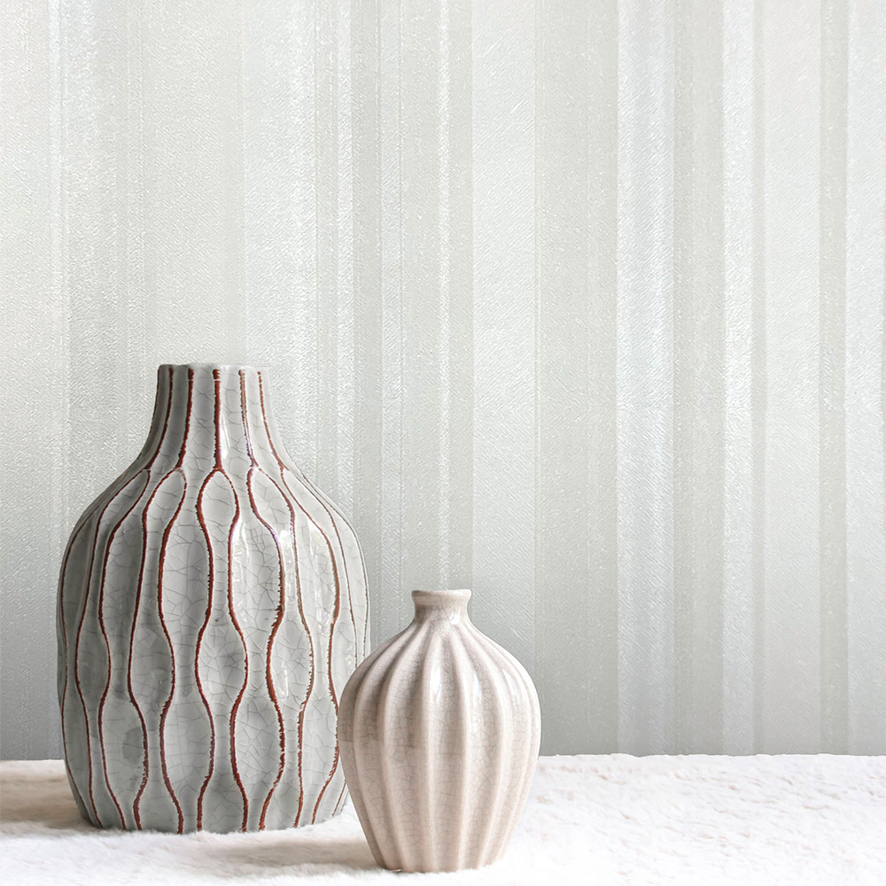 Rasch Ravella Stripe Neutral Wallpaper Image 4
