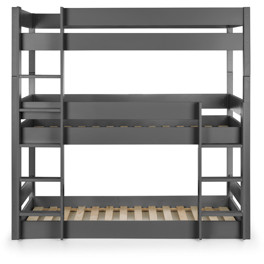 Julian Bowen Trio Anthracite Triple Sleeper Bunk Bed Image 6